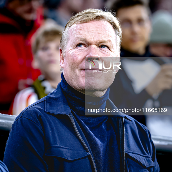 Netherlands trainer Ronald Koeman is present during the match between Germany and the Netherlands at the Allianz Arena for the UEFA Nations...