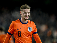 Netherlands player Kenneth Taylor participates in the match between Netherlands U21 and Sweden U21 at the Goffertstadion for the Qualificati...