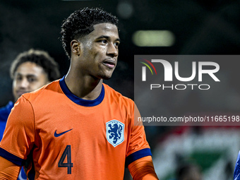 Netherlands player Ryan Flamingo participates in the match between Netherlands U21 and Sweden U21 at the Goffertstadion for the Qualificatio...