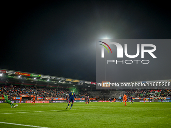 Stadium overview during the match between Netherlands U21 and Sweden U21 at the Goffertstadion for the Qualification EK 2025 Group C matchda...