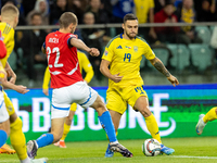 Oleksii Hutsuliak during the  UEFA Nations League 2024 League B Group B1 match between Ukraine and Czechia , at the Tarczynski Arena Wroclaw...