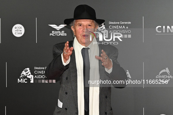 Vittorio Storaro attends the red carpet for the film Megalopolis at Cinecitta Studios in Rome, Italy, on October 14, 2024. 