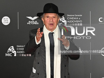 Vittorio Storaro attends the red carpet for the film Megalopolis at Cinecitta Studios in Rome, Italy, on October 14, 2024. (