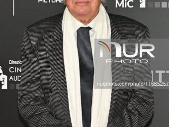 Vittorio Storaro attends the red carpet for the film Megalopolis at Cinecitta Studios in Rome, Italy, on October 14, 2024. (