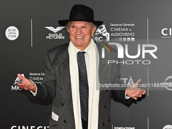 Vittorio Storaro attends the red carpet for the film Megalopolis at Cinecitta Studios in Rome, Italy, on October 14, 2024. (