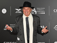 Vittorio Storaro attends the red carpet for the film Megalopolis at Cinecitta Studios in Rome, Italy, on October 14, 2024. (