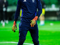 ANATOLIY TRUBIN participates in a football match of the UEFA Nations League between the Ukraine and Czechia national teams in Wroclaw, Polan...