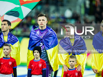 ANATOLIY TRUBIN participates in a football match of the UEFA Nations League between the Ukraine and Czechia national teams in Wroclaw, Polan...