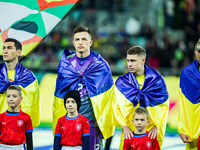 ANATOLIY TRUBIN participates in a football match of the UEFA Nations League between the Ukraine and Czechia national teams in Wroclaw, Polan...