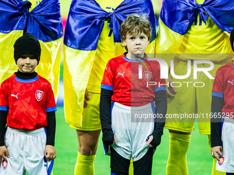 Mykhailo Mudryk participates in a football match of the UEFA Nations League between the Ukraine and Czechia national teams in Wroclaw, Polan...