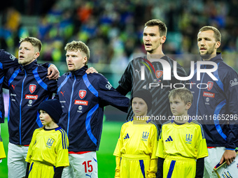 MATEJ KOVAR participates in a football match of the UEFA Nations League between the Ukraine and Czechia national teams in Wroclaw, Poland, o...