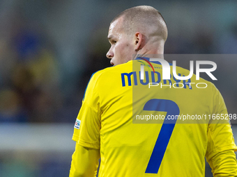 Mykhailo Mudryk is playing  during the  UEFA Nations League 2024 League B Group B1 match between Ukraine and Czechia , at the Tarczynski Are...