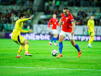 JAN BORIL participates in a football match of the UEFA Nations League between the Ukraine and Czechia national teams in Wroclaw, Poland, on...