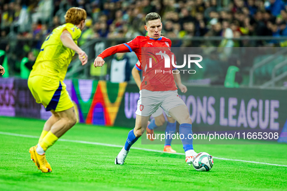 LUKAS PROVOD participates in a football match of the UEFA Nations League between the Ukraine and Czechia national teams in Wroclaw, Poland,...