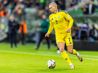 Mykhailo Mudryk is playing  during the  UEFA Nations League 2024 League B Group B1 match between Ukraine and Czechia , at the Tarczynski Are...