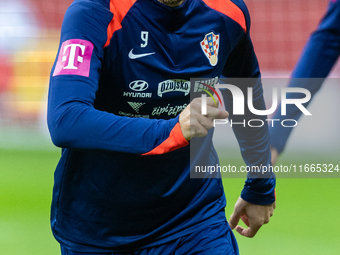 Andrej Kramaric during training before UEFA Nations League match against Poland in Warszawa Poland on 14 October 2024. (