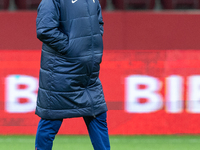 Zlatko Dalic during training before UEFA Nations League match against Poland in Warszawa Poland on 14 October 2024. (