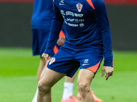 Igor Matanovic during training before UEFA Nations League match against Poland in Warszawa Poland on 14 October 2024. (