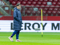 Zlatko Dalic during training before UEFA Nations League match against Poland in Warszawa Poland on 14 October 2024. (