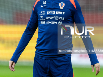 Ivan Perisic during training before UEFA Nations League match against Poland in Warszawa Poland on 14 October 2024. (