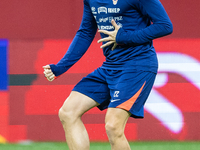 Igor Matanovic during training before UEFA Nations League match against Poland in Warszawa Poland on 14 October 2024. (