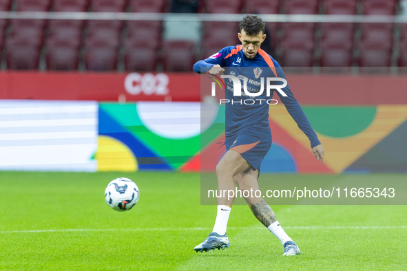 Ivan Perisic during training before UEFA Nations League match against Poland in Warszawa Poland on 14 October 2024. 