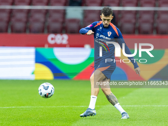 Ivan Perisic during training before UEFA Nations League match against Poland in Warszawa Poland on 14 October 2024. (