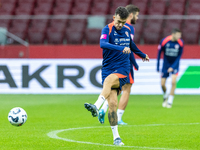 Ivan Perisic during training before UEFA Nations League match against Poland in Warszawa Poland on 14 October 2024. (