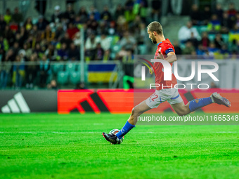 TOMAS SOUCEK participates in a football match of the UEFA Nations League between the Ukraine and Czechia national teams in Wroclaw, Poland,...