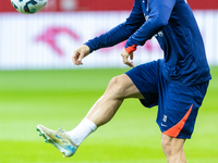 Luka Modric during training before UEFA Nations League match against Poland in Warszawa Poland on 14 October 2024. (