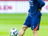 Luka Modric during training before UEFA Nations League match against Poland in Warszawa Poland on 14 October 2024. (