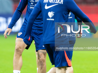 Martin Erlic during training before UEFA Nations League match against Poland in Warszawa Poland on 14 October 2024. (