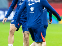 Martin Erlic during training before UEFA Nations League match against Poland in Warszawa Poland on 14 October 2024. (