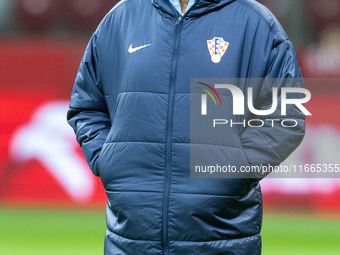 Zlatko Dalic during training before UEFA Nations League match against Poland in Warszawa Poland on 14 October 2024. (