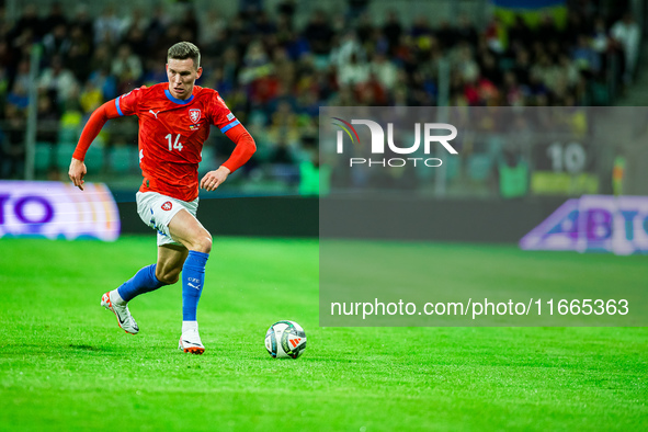 LUKAS PROVOD participates in a football match of the UEFA Nations League between the Ukraine and Czechia national teams in Wroclaw, Poland,...