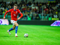 LUKAS PROVOD participates in a football match of the UEFA Nations League between the Ukraine and Czechia national teams in Wroclaw, Poland,...