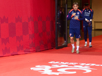 Luka Modric during training before UEFA Nations League match against Poland in Warszawa Poland on 14 October 2024. (