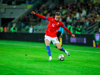 LUKAS PROVOD participates in a football match of the UEFA Nations League between the Ukraine and Czechia national teams in Wroclaw, Poland,...