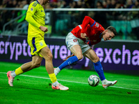 JAN BORIL participates in a football match of the UEFA Nations League between the Ukraine and Czechia national teams in Wroclaw, Poland, on...