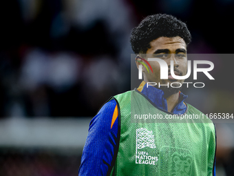 Netherlands defender Ian Maatsen plays during the match between Germany and the Netherlands at the Allianz Arena for the UEFA Nations League...