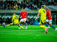 LADISLAV KREJCI participates in a football match of the UEFA Nations League between the Ukraine and Czechia national teams in Wroclaw, Polan...