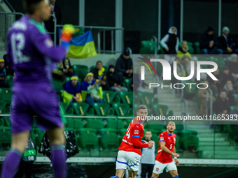 LUKAS PROVOD participates in a football match of the UEFA Nations League between the Ukraine and Czechia national teams in Wroclaw, Poland,...