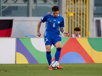 Denis Marandici of Moldova plays during the UEFA Nations League, League D, Group D2 soccer match between Malta and Moldova at the National S...