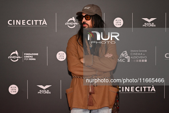 Alessandro Michele attends the red carpet for the film Megalopolis at Cinecitta Studios in Rome, Italy, on October 14, 2024. 