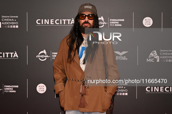 Alessandro Michele attends the red carpet for the film Megalopolis at Cinecitta Studios in Rome, Italy, on October 14, 2024. 