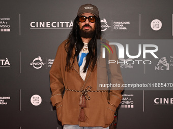 Alessandro Michele attends the red carpet for the film Megalopolis at Cinecitta Studios in Rome, Italy, on October 14, 2024. (