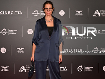 Luna Gualano attends the red carpet for the film Megalopolis at Cinecitta Studios in Rome, Italy, on October 14, 2024. (