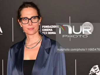 Luna Gualano attends the red carpet for the film Megalopolis at Cinecitta Studios in Rome, Italy, on October 14, 2024. (