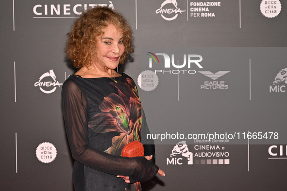 Sydne Rome attends the red carpet for the film Megalopolis at Cinecitta Studios in Rome, Italy, on October 14, 2024. 