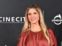 Nicoletta Romanoff attends the red carpet for the film Megalopolis at Cinecitta Studios in Rome, Italy, on October 14, 2024. (